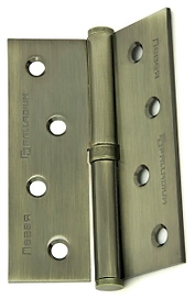 Дверная петля разъемная врезная Palladium N613S4ABR 100х75х2,5 мм антич. бронза