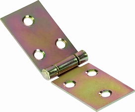 Дверная петля универсальная накладная LUX-TOOLS 100х30 мм оцинкованная сталь