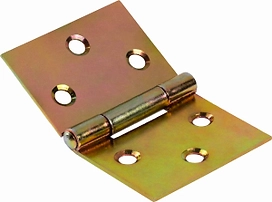 Дверная петля неразъемная накладная LUX-TOOLS 40х60 мм оцинкованная сталь