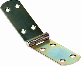 Дверная петля универсальная накладная LUX-TOOLS 160х35 мм оцинкованная сталь