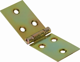 Дверная петля универсальная накладная LUX-TOOLS 80х28 оцинкованная сталь