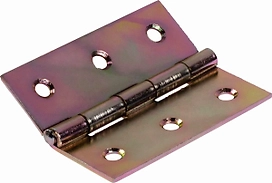 Дверная петля универсальная накладная LUX-TOOLS 75х51 мм оцинкованная сталь