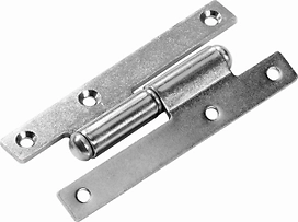 Дверная петля разъемная накладная правая 100х62х3 мм сталь