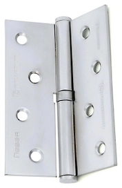 Дверная петля разъемная врезная Palladium 100х75х2,5 перламутровый хром