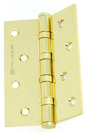 Дверная петля универсальная врезная Palladium 100х75х2,5 золото