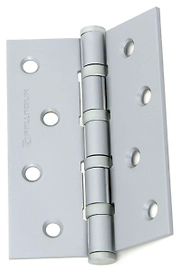 Дверная петля универсальная врезная Palladium 100х75х2,5 перламутровый хром