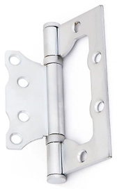 Дверная петля разъемная накладная Palladium 100х75х2,5 перламутровый хром