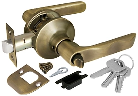 Дверная ручка-кноб межкомнатная PUNTO 6024 AB-E бронза