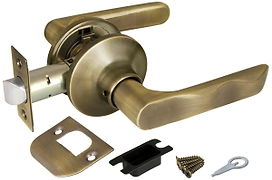 Дверная ручка-кноб межкомнатная PUNTO 6024 AB-P бронза