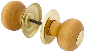 Дверная ручка для межкомнатной двери PALLADIUM 1 БС 1-1 светло-коричневый