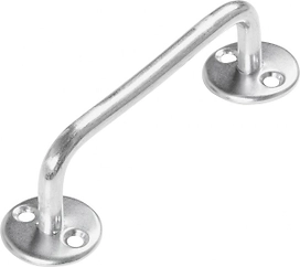 Дверная ручка для межкомнатной двери Tech-Krep 100-3 мм серебряная