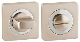 Завертка дверная PUNTO BK6 ZQ SN/CP-3 матовый никель/хром