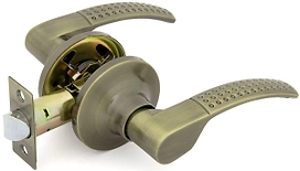 Дверная ручка-защелка PALLADIUM 3903 AB PS без фиксатора античная бронза