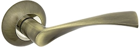 Дверная ручка для межкомнатной двери ФАБРИКА ЗАМКОВ FZ 03-C AB бронза