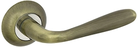 Дверная ручка для межкомнатной двери ФАБРИКА ЗАМКОВ FZ 09 AB бронза