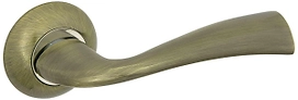 Дверная ручка для межкомнатной двери ФАБРИКА ЗАМКОВ FZ 13 AB бронза
