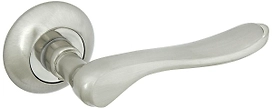 Дверная ручка для межкомнатной двери ФАБРИКА ЗАМКОВ FZ 15 SN никель