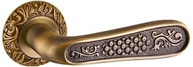 Дверная ручка для межкомнатной двери FUARO VIRGINIA SM матовая бронза