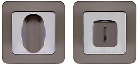 Дверная ручка для межкомнатной двери PUNTO QR графит