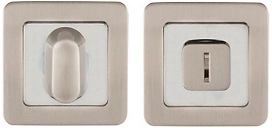 Дверная ручка для межкомнатной двери PUNTO QR никель