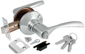 Дверная ручка-кноб для межкомнатной двери AJAX 6010 CP-Е хром