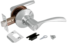 Дверная ручка-кноб для межкомнатной двери AJAX 6010 CP-P хром