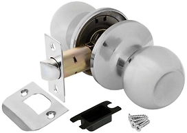 Дверная ручка-кноб для межкомнатной двери AJAX 6082 CP-P хром