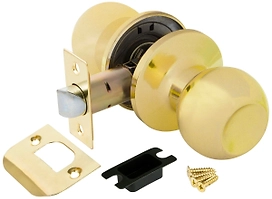 Дверная ручка-кноб для межкомнатной двери AJAX 6082 PB-P золото