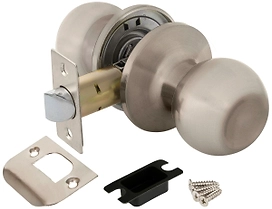 Дверная ручка-кноб для межкомнатной двери AJAX 6082 SN-P никель