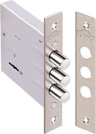 Дверной замок врезной ЭЛЬБОР КРЕМЕНЬ 1.04.02.К хром