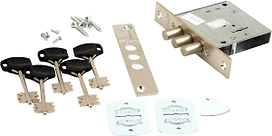 Замок врезной ЭЛЬБОР Кремень хром