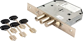 Сувальдный замок ЭЛЬБОР ГРАНИТ 1.06.41.5.5.1 хром