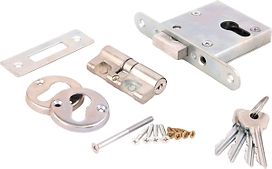 Цилиндровый замок Зенит ЗВ1-2 серебряный