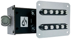 Кодовый электронный замок Меттэм ЗКП-2 никель