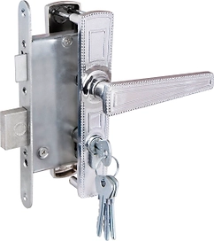 Цилиндровый замок Зенит ЗВ4-3.01 хром