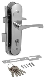 Цилиндровый замок врезной Palladium 1852 SC/CP матовый хром