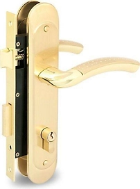 Цилиндровый замок врезной Palladium 1852 SG/GP матовое золото