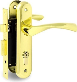 Цилиндровый замок врезной Palladium AL 1613 GP золото