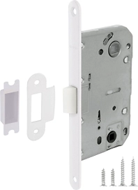 Дверная защелка FUARO PLASTIC P96WC-50 WH-19 пластик 