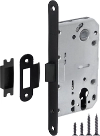 Дверная защелка FUARO PLASTIC P85C-50 BL-24 пластик