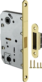 Дверная защелка FUARO 100x22x20 мм металл  золото