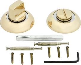 Дверная накладка-фиксатор ФАБРИКА ЗАМКОВ FZ GP BK золото