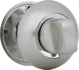 Дверная накладка-фиксатор ФАБРИКА ЗАМКОВ FZ SN BK матовый никель