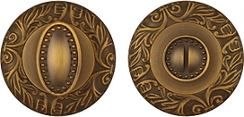 Завертка дверная  FUARO  WC BK6 SM матовая бронза