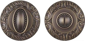 Завертка дверная  FUARO WC BK6 SM тёмная бронза