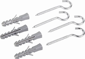 Дюбель универсальный распорный LUX-TOOLS 8х40 мм 4 шт