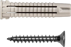 Дюбель универсальный  ЕВРОПАРТНЕР 8х40 мм с шурупом 5х60 мм 20 шт