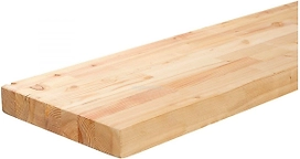 Тетива прямая 50х300х3000 мм лиственница сорт АВ