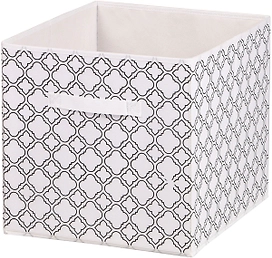 Контейнер 110312 текстиль белый 330x380x330 мм 40 л