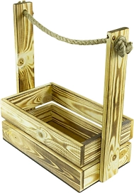 Ящик деревянный натурал 25x15x30 см